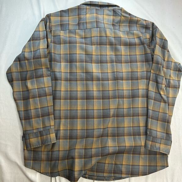 Swiss Tech Flannel Shirt Long Sleeve Button Up Mens 3XL Multicolor - Picture 5 of 5